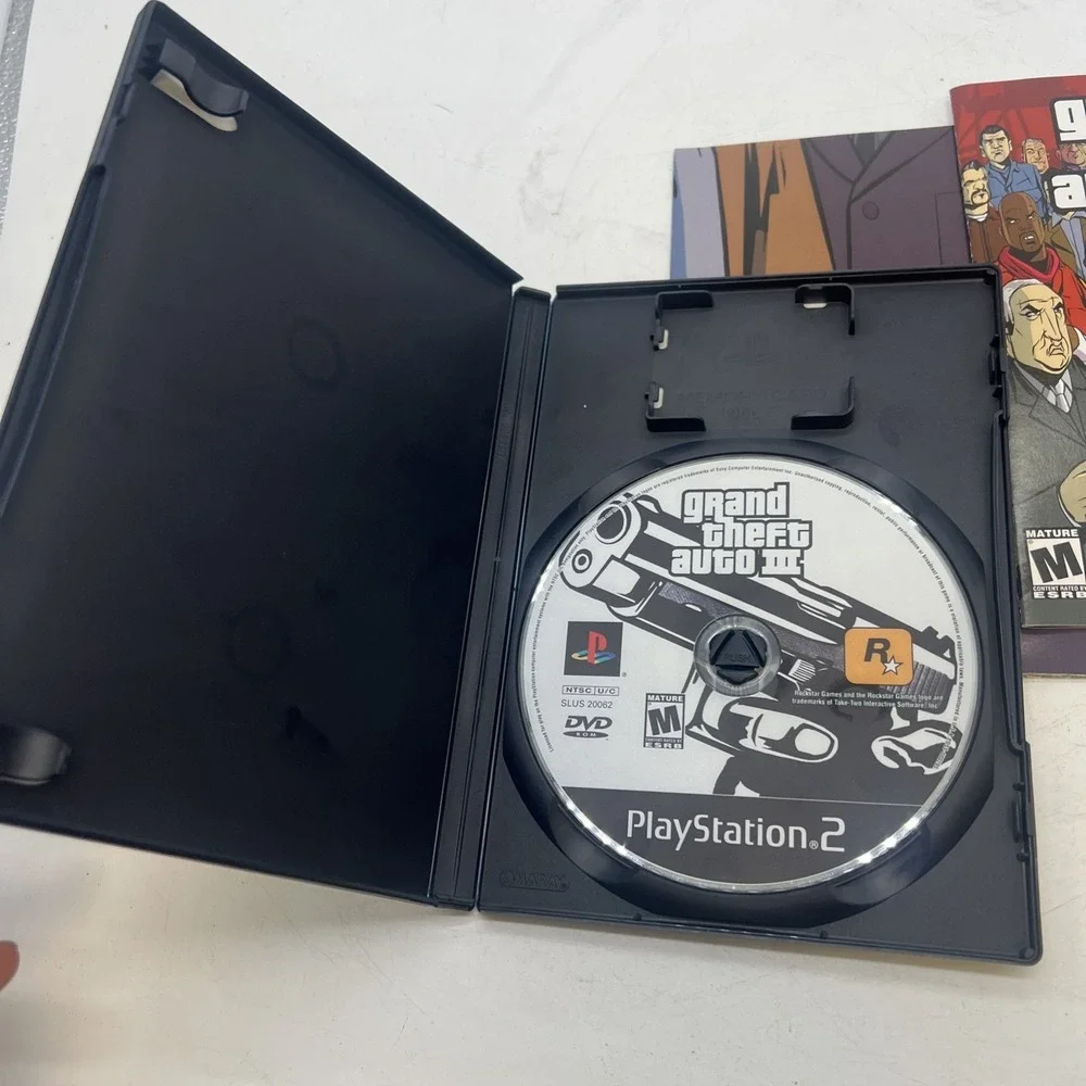 Grand Theft Auto III (GTA 3) PlayStation 2 PS2 Complete‎ w/ Map